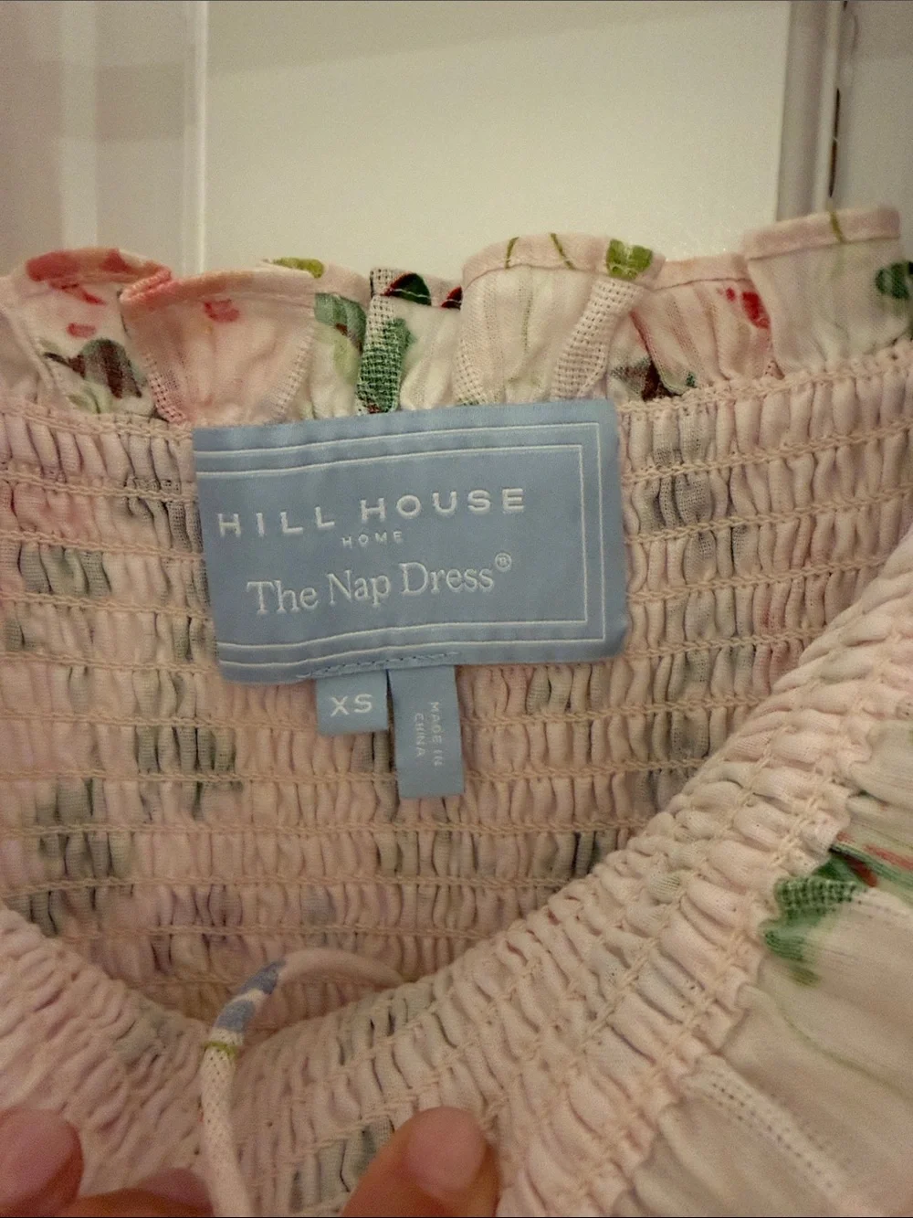 Hill House Pink Floral Smocked Maxi Dress - Picture 2 of 3